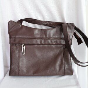 Dark Brown Bag - Genuine Leather - Shoulder Bag